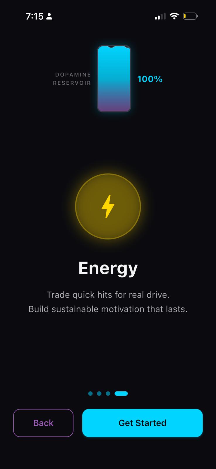 Dopamine Budget sustainable energy tracker replacing cheap dopamine with real motivation